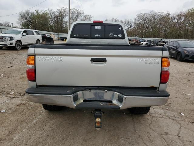 5TEWN72N43Z152302 - 2003 TOYOTA TACOMA XTRACAB SILVER photo 6