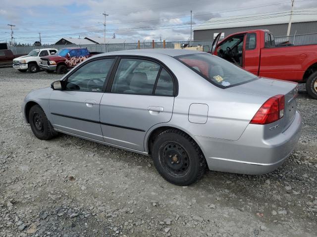 2HGES16453H912009 - 2003 HONDA CIVIC DX SILVER photo 2