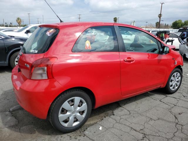 JTDJT923075088763 - 2007 TOYOTA YARIS RED photo 3