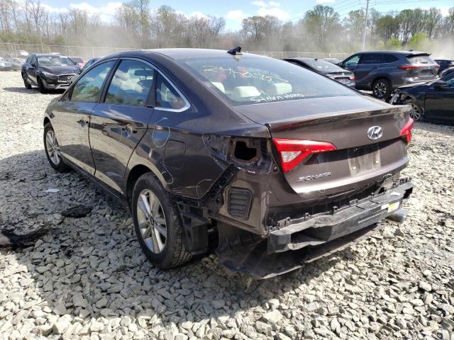 5NPE24AF3FH243212 - 2015 HYUNDAI SONATA SE BROWN photo 2