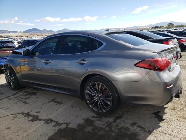 JN1BY1AP7JM180996 - 2018 INFINITI Q70 3.7 LUXE GRAY photo 2