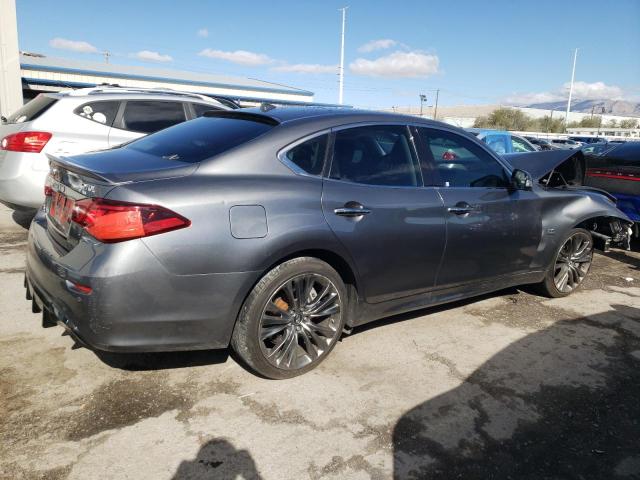 JN1BY1AP7JM180996 - 2018 INFINITI Q70 3.7 LUXE GRAY photo 3