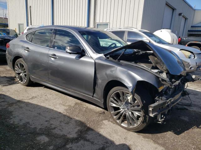 JN1BY1AP7JM180996 - 2018 INFINITI Q70 3.7 LUXE GRAY photo 4