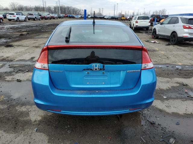 JHMZE2H32BS001353 - 2011 HONDA INSIGHT BLUE photo 6