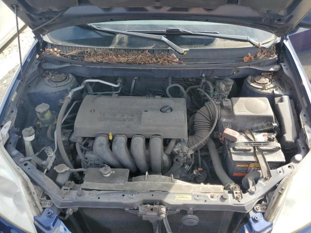 2T1KR32E23C134852 - 2003 TOYOTA COROLLA MA XR BLUE photo 11