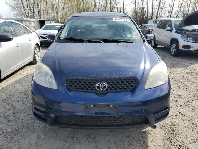 2T1KR32E23C134852 - 2003 TOYOTA COROLLA MA XR BLUE photo 5