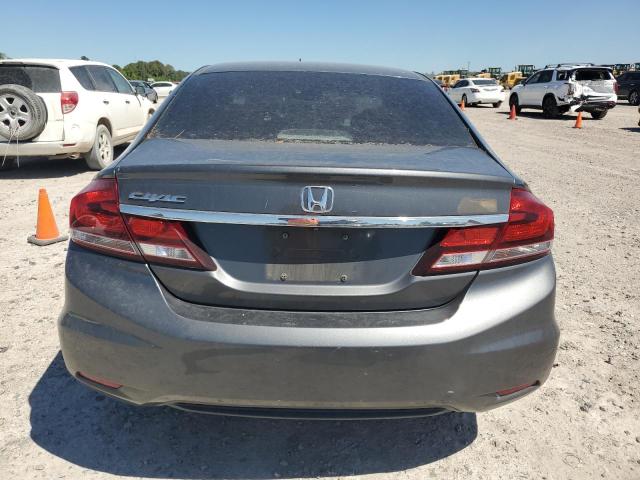 2HGFB2F55DH577662 - 2013 HONDA CIVIC LX GRAY photo 6