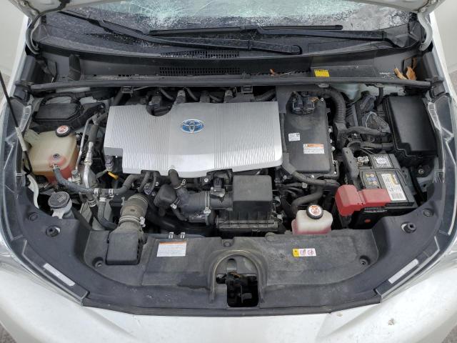 JTDKBRFU7J3065638 - 2018 TOYOTA PRIUS WHITE photo 11