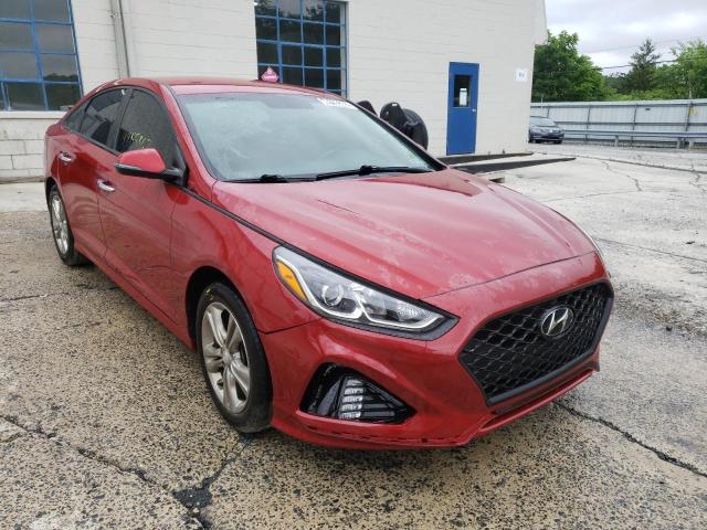 5NPE34AF8KH784036 - 2019 HYUNDAI SONATA LIMITED RED photo 1