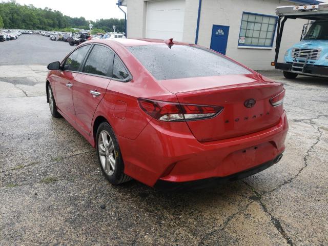 5NPE34AF8KH784036 - 2019 HYUNDAI SONATA LIMITED RED photo 3