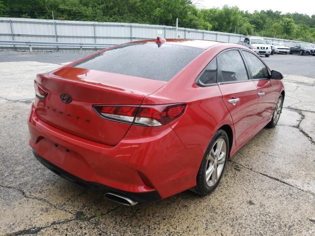 5NPE34AF8KH784036 - 2019 HYUNDAI SONATA LIMITED RED photo 4