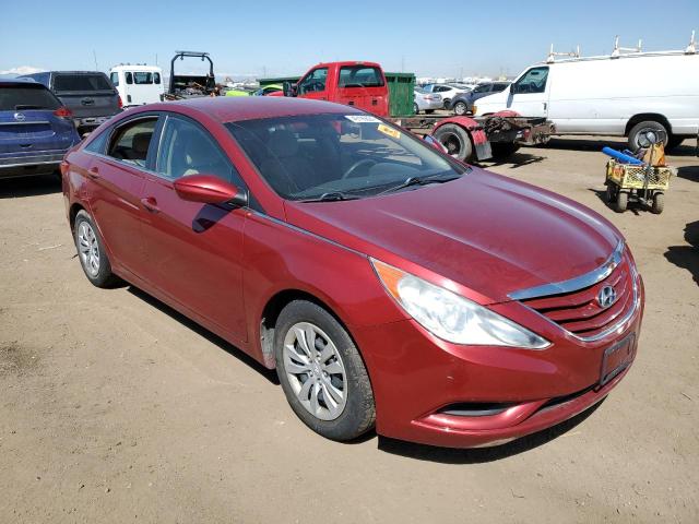 5NPEB4AC8BH092285 - 2011 HYUNDAI SONATA GLS RED photo 4