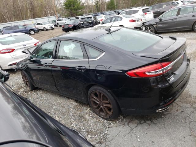 3FA6P0T99JR196995 - 2018 FORD FUSION SE BLACK photo 2