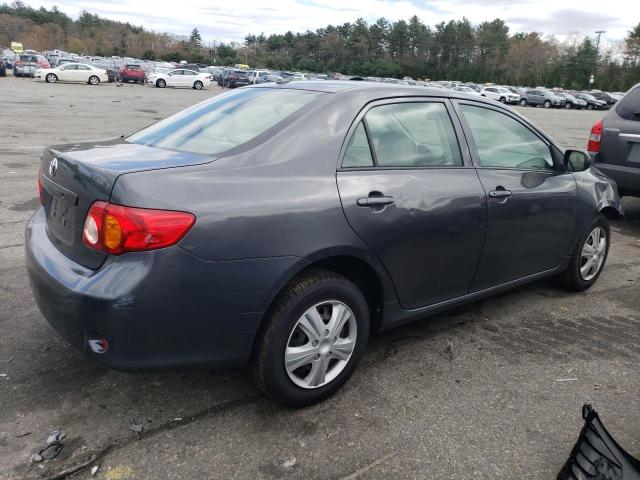 2T1BU40E89C191007 - 2009 TOYOTA COROLLA BASE GRAY photo 3
