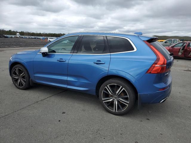 LYVA22RM8KB234277 - 2019 VOLVO XC60 T6 R-DESIGN BLUE photo 2