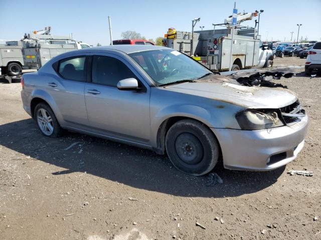 1C3CDZCB6DN617533 - 2013 DODGE AVENGER SXT SILVER photo 4