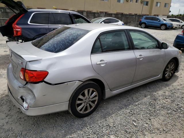 2T1BU4EE8AC323762 - 2010 TOYOTA COROLLA BASE GRAY photo 3