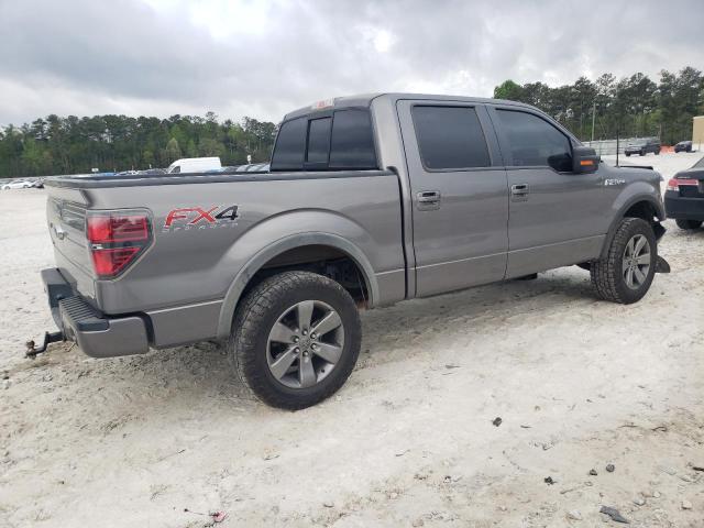 1FTFW1EF6DKG06165 - 2013 FORD F150 SUPERCREW GRAY photo 3