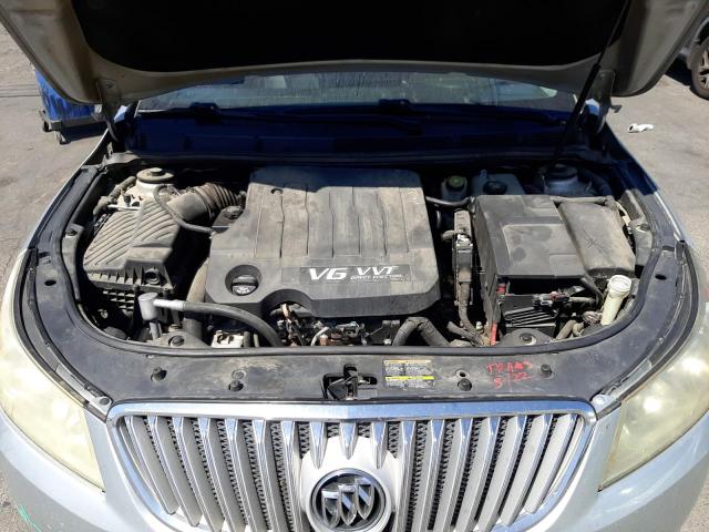 1G4GE5ED7BF272744 - 2011 BUICK LACROSSE CXS SILVER photo 11