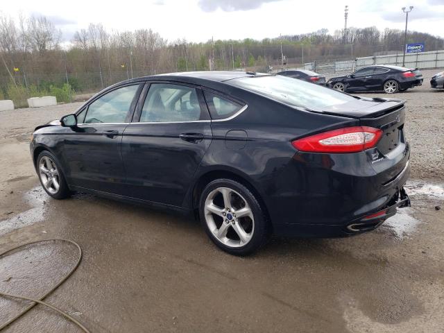 3FA6P0H96DR384368 - 2013 FORD FUSION SE BLACK photo 2