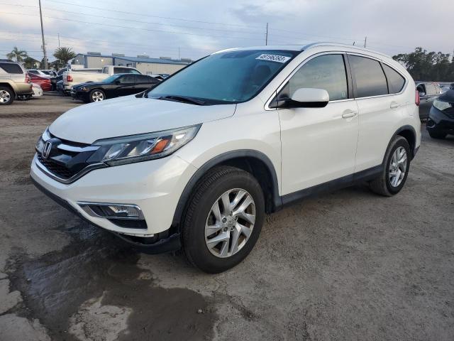 5J6RM4H78FL083859 - 2015 HONDA CR-V EXL WHITE photo 1