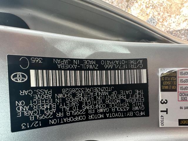 JTDZN3EU9E3328528 - 2014 TOYOTA PRIUS V SILVER photo 10