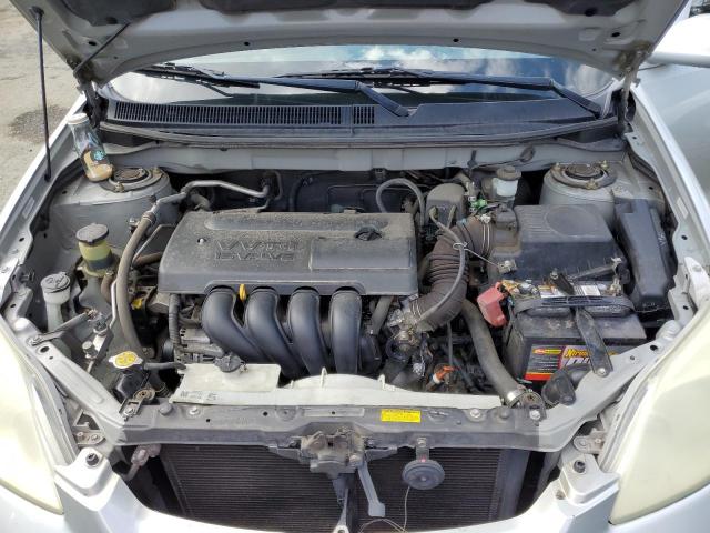 2T1KR32E63C079760 - 2003 TOYOTA COROLLA MA XR SILVER photo 11