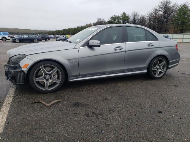 WDDGF7HBXAF383171 - 2010 MERCEDES-BENZ C 63 AMG SILVER photo 1