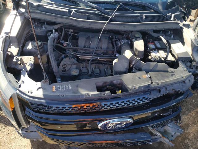 1FM5K8AR6DGC62948 - 2013 FORD EXPLORER POLICE INTERCEPTOR 黑色 照片 11