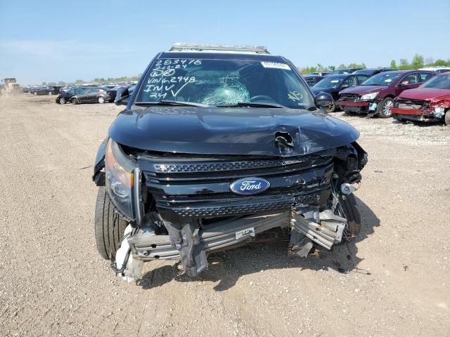 1FM5K8AR6DGC62948 - 2013 FORD EXPLORER POLICE INTERCEPTOR 黑色 照片 5