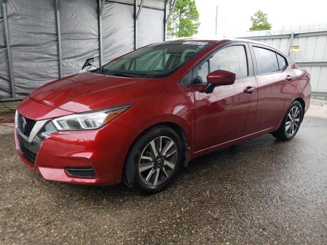 3N1CN8EV7LL909252 - 2020 NISSAN VERSA SV RED photo 1