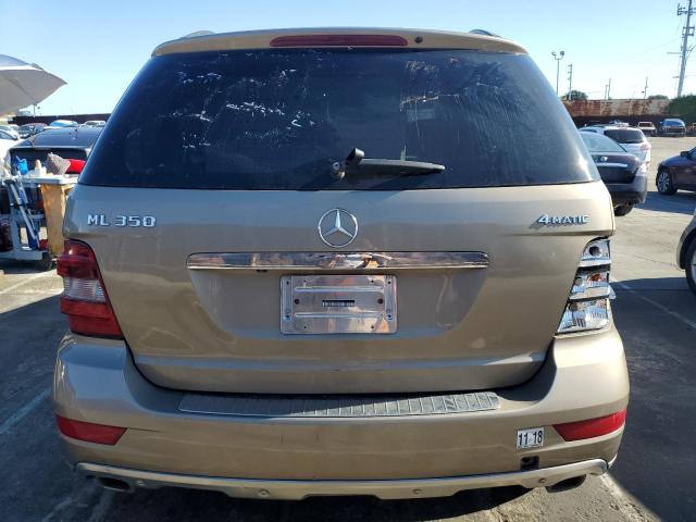 4JGBB8GB9AA603030 - 2010 MERCEDES-BENZ ML 350 4MATIC GOLD photo 6