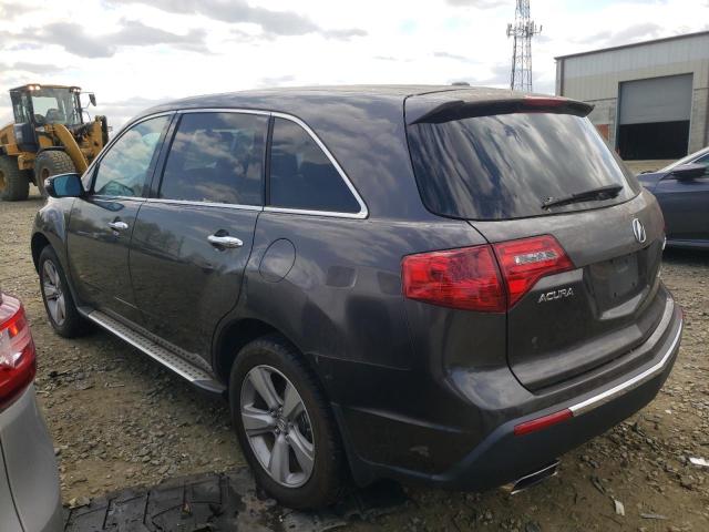 2HNYD2H65BH506640 - 2011 ACURA MDX TECHNOLOGY GRAY photo 2