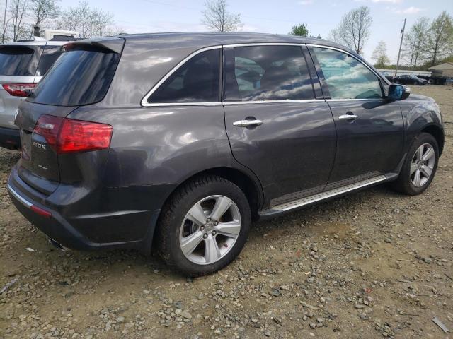 2HNYD2H65BH506640 - 2011 ACURA MDX TECHNOLOGY GRAY photo 3