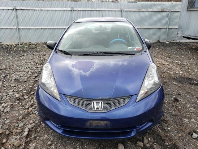 JHMGE87269S036717 - 2009 HONDA FIT BLUE photo 5