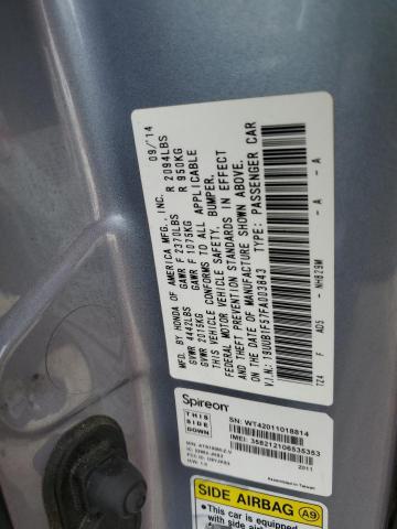 19UUB1F57FA003843 - 2015 ACURA TLX TECH SILVER photo 13