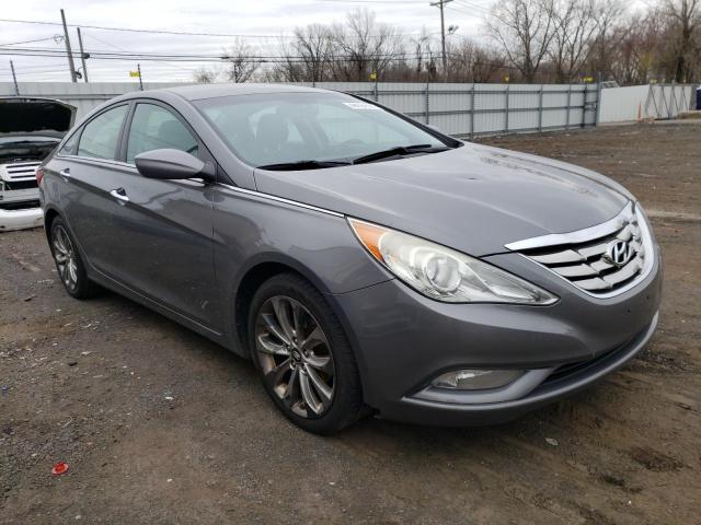 5NPEC4AC6BH291865 - 2011 HYUNDAI SONATA SE GRAY photo 4