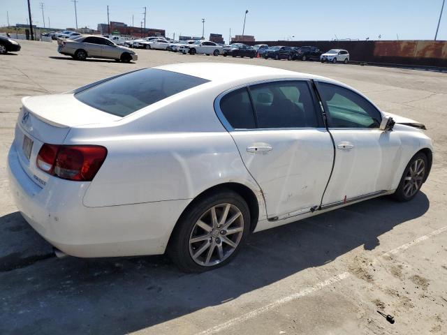 JTHBH96S765001493 - 2006 LEXUS GS 300 WHITE photo 3