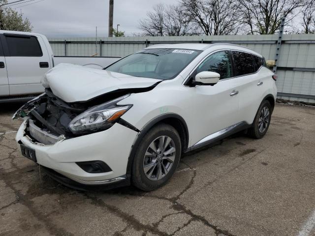 5N1AZ2MH2FN263913 - 2015 NISSAN MURANO S WHITE photo 1