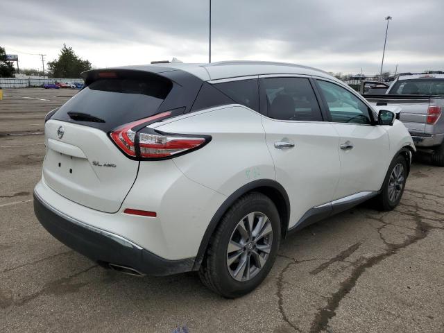 5N1AZ2MH2FN263913 - 2015 NISSAN MURANO S WHITE photo 3