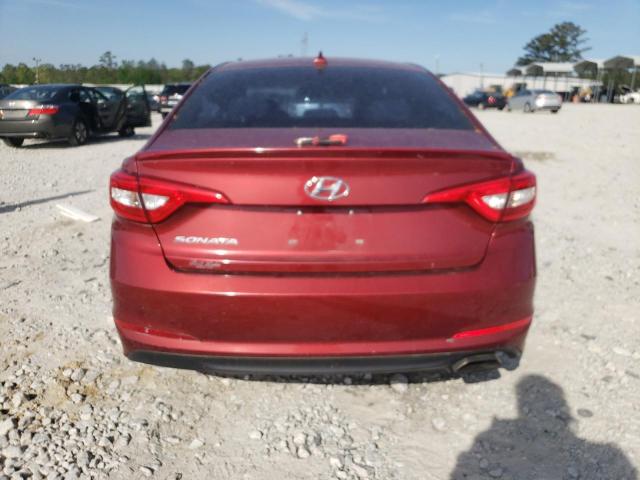 5NPE24AF3FH012472 - 2015 HYUNDAI SONATA SE RED photo 6