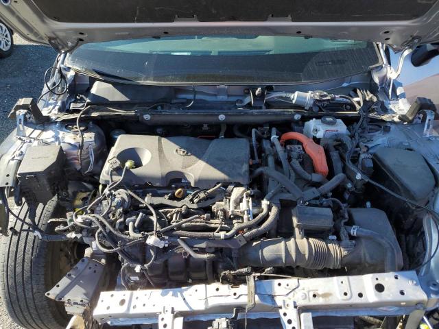 4T3E6RFV5MU059865 - 2021 TOYOTA RAV4 XSE SILVER photo 12