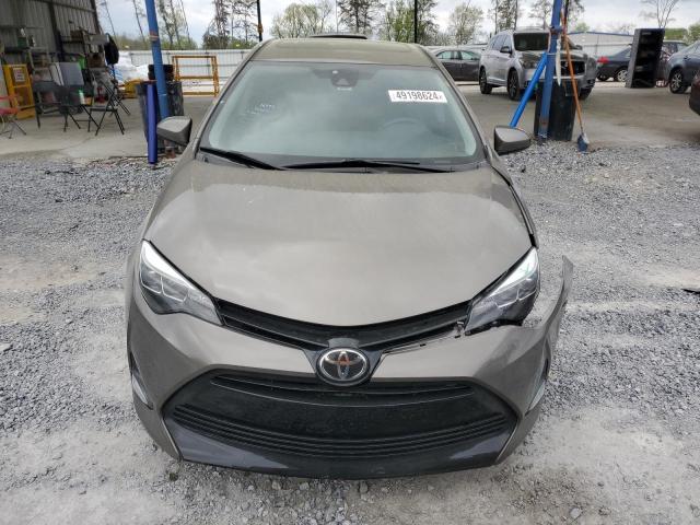 5YFBURHE0HP651499 - 2017 TOYOTA COROLLA L TAN photo 5