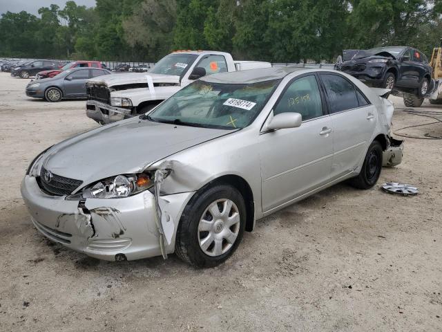 4T1BE32K44U882505 - 2004 TOYOTA CAMRY LE SILVER photo 1