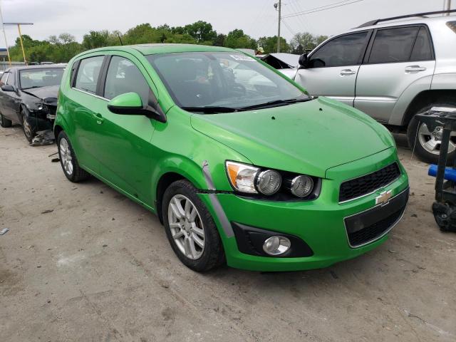 1G1JD6SB8F4157005 - 2015 CHEVROLET SONIC LT GREEN photo 4