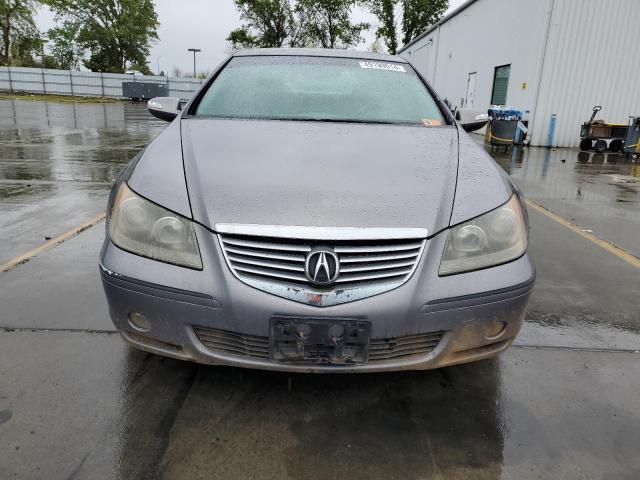 JH4KB165X6C006244 - 2006 ACURA RL GRAY photo 5