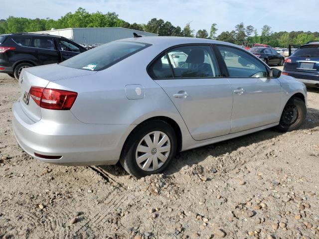 3VW2K7AJ6FM404328 - 2015 VOLKSWAGEN JETTA BASE 银色 照片 3