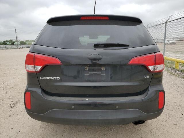 5XYKU4A79EG548581 - 2014 KIA SORENTO EX BLACK photo 6