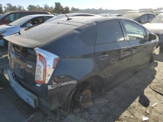 JTDKN3DU9D5625000 - 2013 TOYOTA PRIUS GRAY photo 3