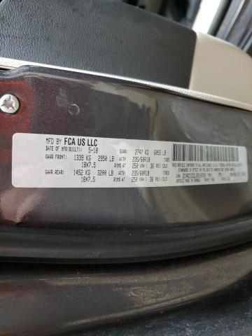 2C4RC1EG2JR310703 - 2018 CHRYSLER PACIFICA TOURING L PLUS GRAY photo 14